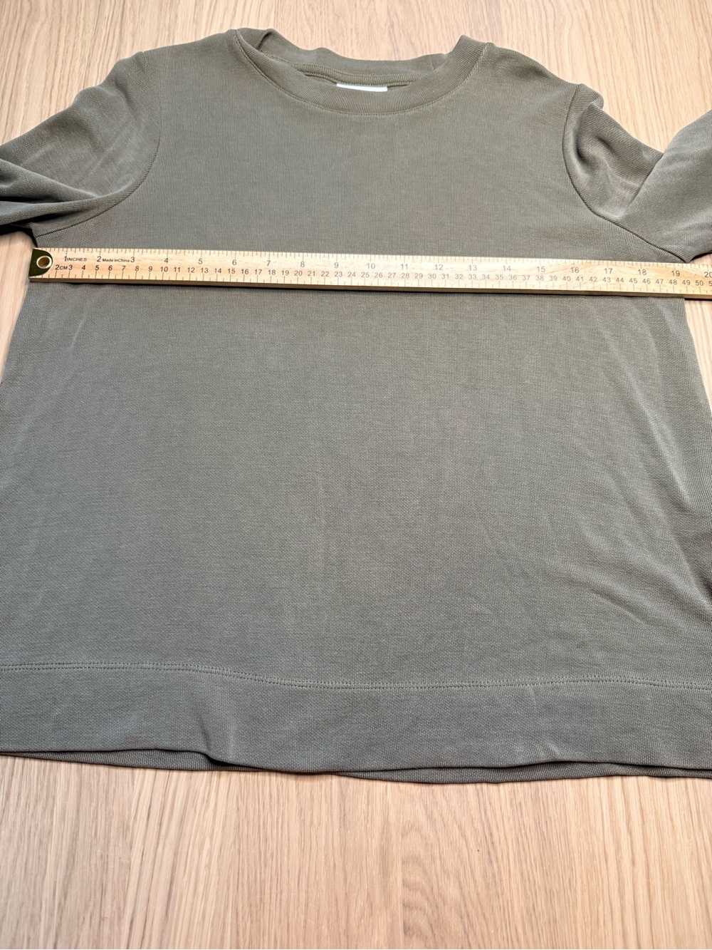 J. JILL Green Casual Minimalist Women's Pullover Top Size Small Petite - Picture 5 of 10